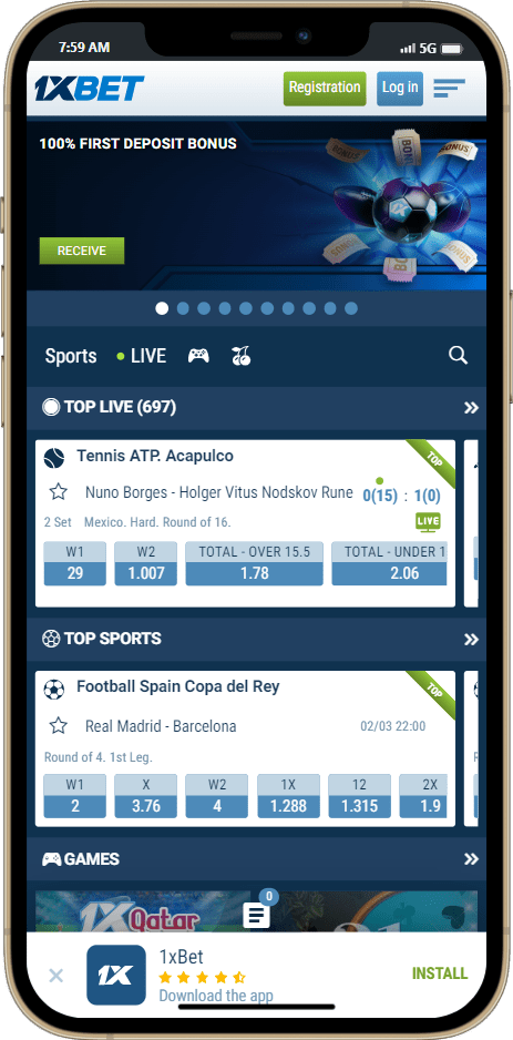 1xBet APK: Downloading the App in Somalia
